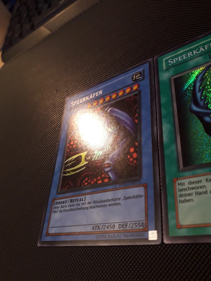 Yu-Gi-Oh! Speerkäfer PP01-DE013, Secret Rare, 2. Auflage, Deutsch, NM/Back EX - Bild 3 von 4