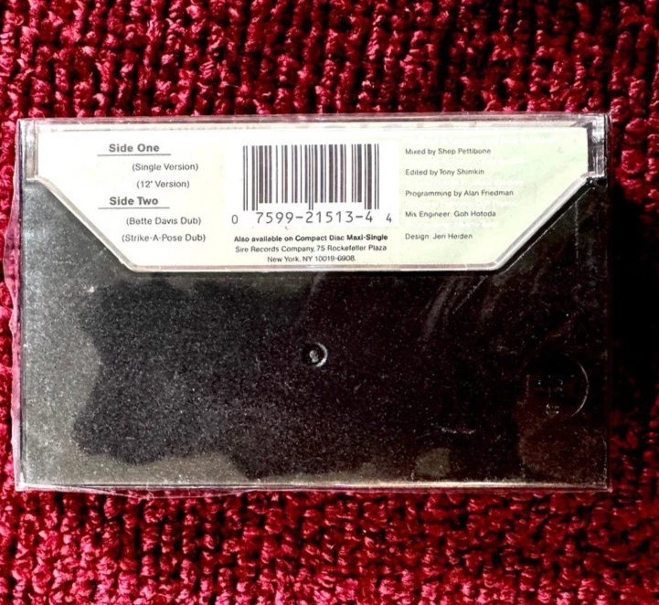 MADONNA VOUGE CASSETTE TAPE SEALED MINT MAXI DANCE MUSIC SINGLE PROMO MIXES OOP - Image 2 of 4