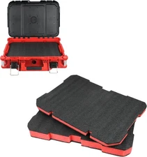 Foam Inserts Fits Milwau-kee Packout 48-22-8424 Drawer foam Red and Black 
