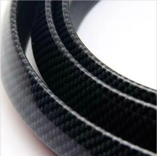 2.5m Carbon Fiber Car Front Bumper Spoiler Lip Splitter Chin Body Kit Protector — 第 3/4 张图片