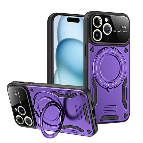 Shockproof Magnetic Case For iPhone 15 14 Plus 13 12 11 Pro Max Stand Hard Cover - Zdjęcie 13 z 15