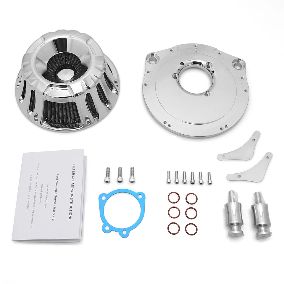 CNC cut Air cleaner intake for Harley Wide Glide 99-17 Softail Heritage 99-15 Foto 4 de 4