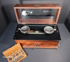 Antique Troemner Apothecary Scale Class A 4 oz with Weights