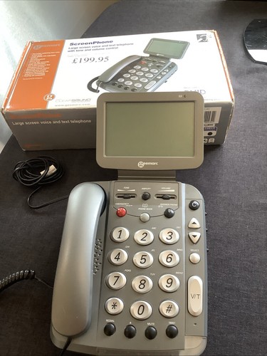 Geemarc Screenphone For Deaf Hard Of Hearing