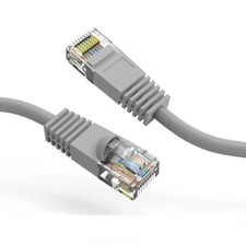 35Ft CAT5E UTP Ethernet Network Booted Cable Gray
