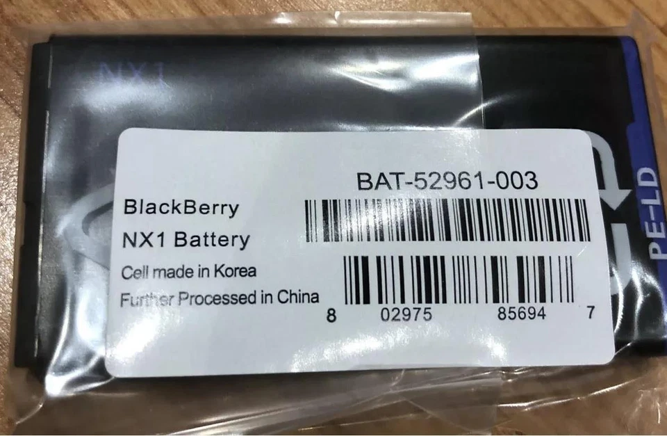 Nueva Batería Original Original Blackberry Q10 BAT-52961-003 ACC-53785-301 NX1 Original OEM Foto 3 de 4