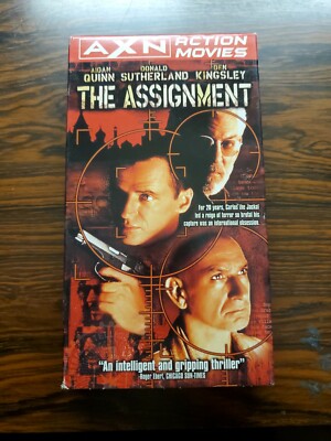 The Assignment -VHS- Aidan Quinn, Donald Sutherland, Ben Kingsley -Action