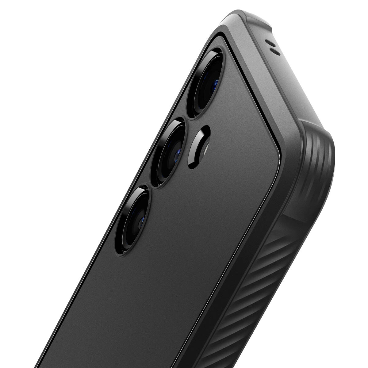 Custodia Spigen Optik Armor Per Galaxy S24 FE | Cover Sottile Antiurto Con Protezione Fotocamera | TPU+PC, Nera