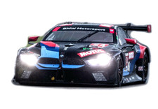 1:10 RC Clear Body Shell - BMW M8 GTE with M Power livery