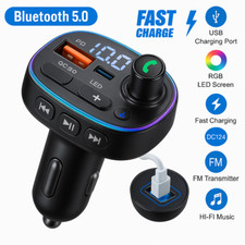 Cargador USB Transmisor Reproductor MP3 Bluetooth Altavoz Manos Libres Adaptador