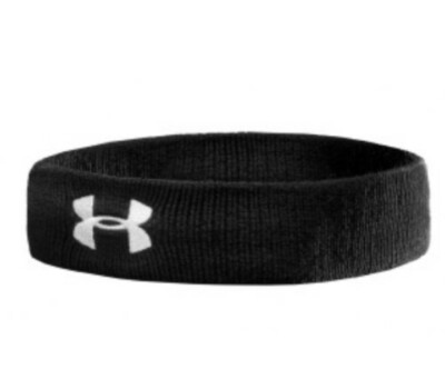 Under Armour Accessories Men's Performance Black Headband Brand