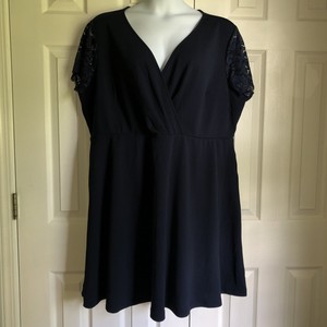 maurices navy blue dress