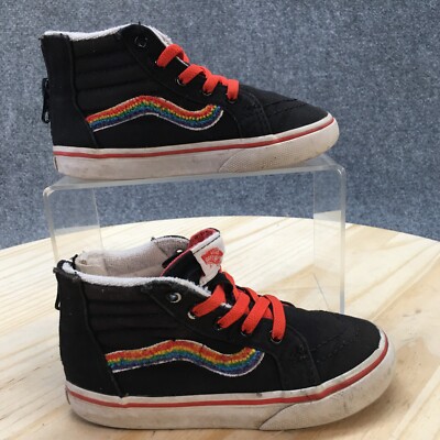 Vans Shoes Toodler Old Skool Sneaker Black Canvas Lace Up Hi