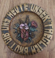 Bavarian Art Wax Worden IL Give Us  Our Daily Bread