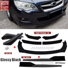 For Subaru Legacy Gt Black Front Bumper Rear Lip Spoiler Diffuserside Skirts For Subaru Legacy Gt Black Front Bumper Rear Lip Spoiler Diffuserside Skirts