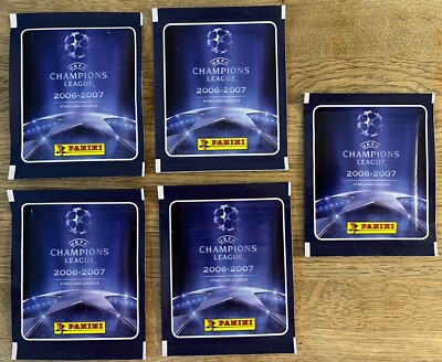 Panini Champions League Sticker 2006 2007 - 5x Tüte - Packet