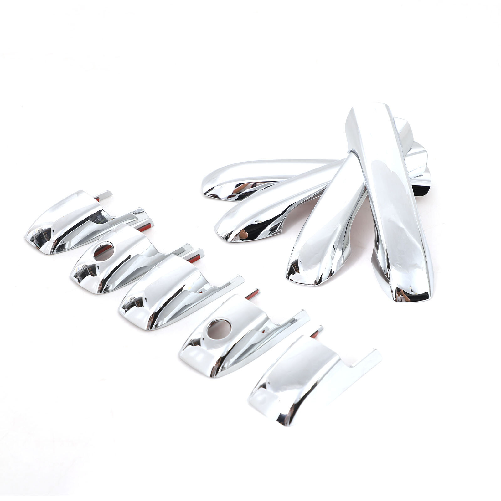 Fit For 2003-2008 Honda Pilot Door Handle Add-on Cover Trim Set ABS Gloss