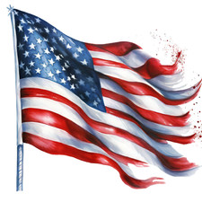 XXL18X18 Autoaufkleber Transparenter USA Flagge Wetterfester Vinyl sticker