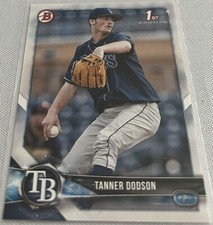 2018 Bowman Draft Baseball Tanner Dodson Tampa Bay Rays 1st Bowman #BD-78