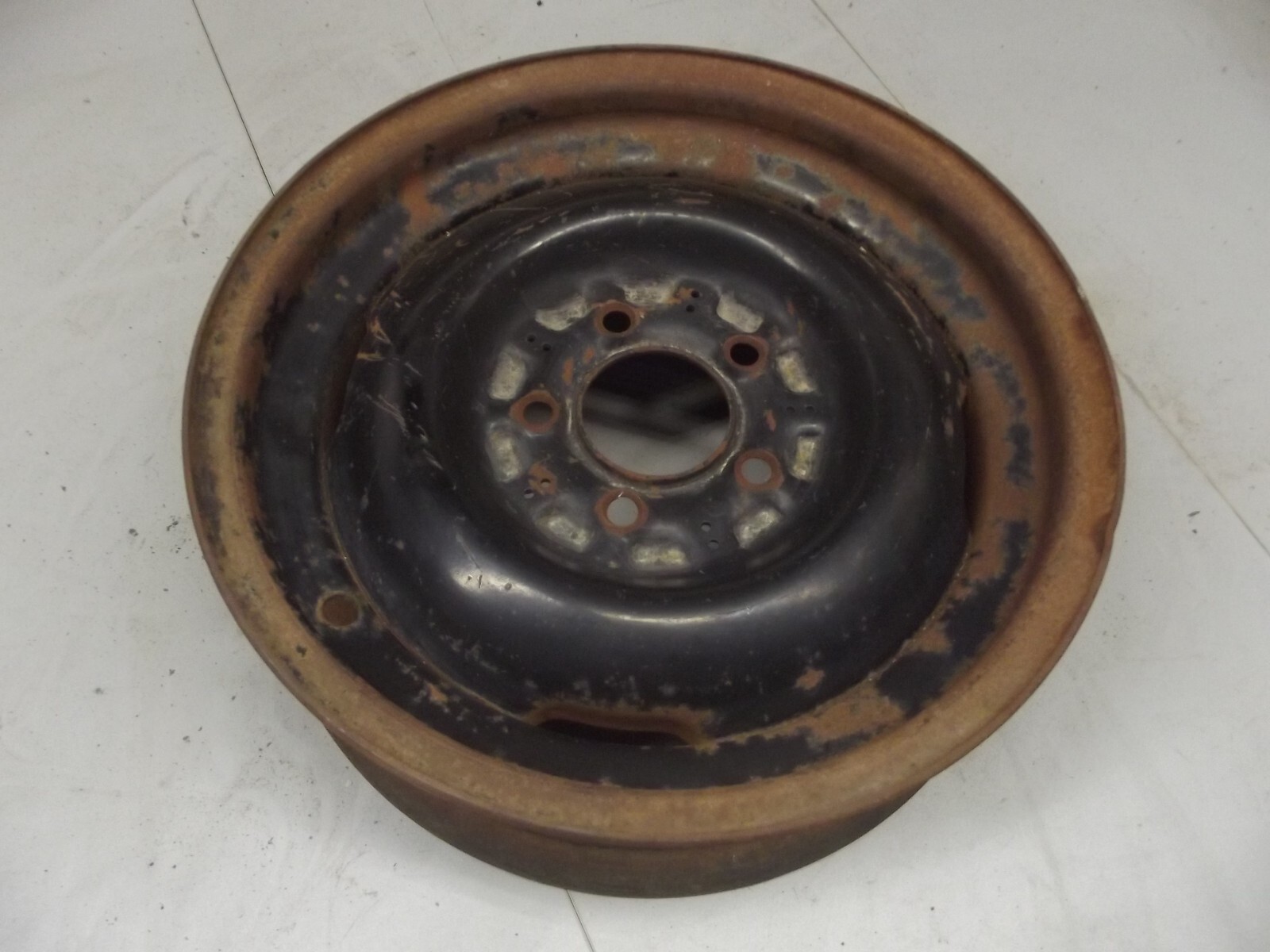 VINTAGE STEEL WHEEL RIM 15X5  5X4.5 LUG PATTERN wheels rims  SEE DETAILS