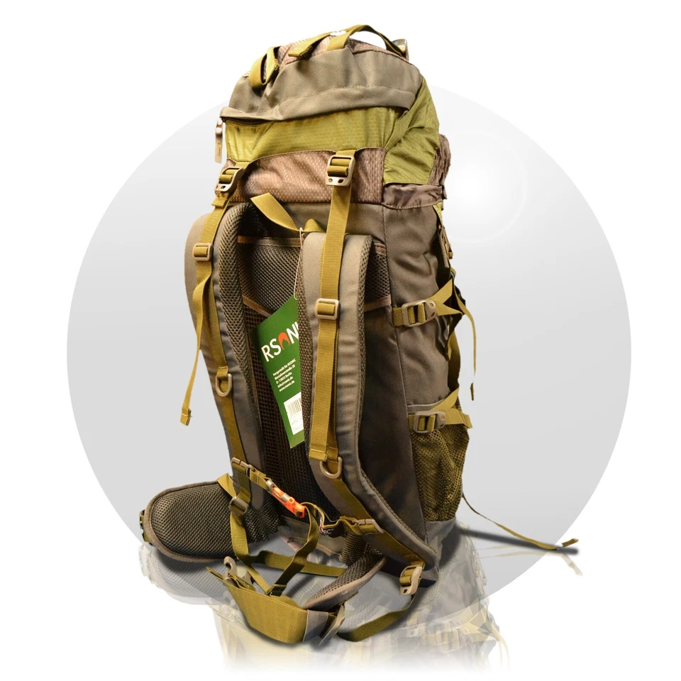 50 L Wanderrucksack Reiserucksack Trekkingrucksack Regenschutz Camping RSonic - Bild 2 von 3