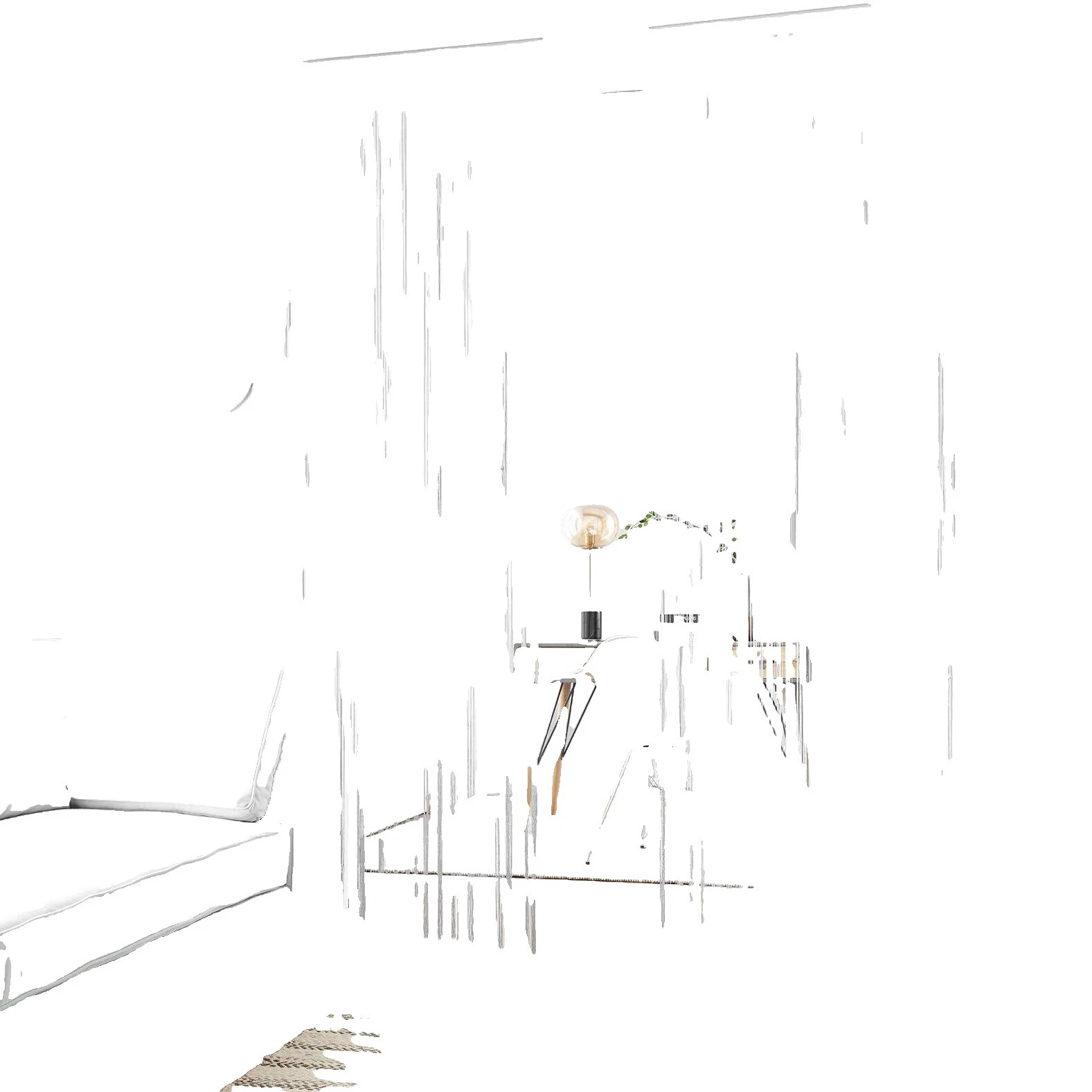 Cortinas de Ventana geométrica de Rosca