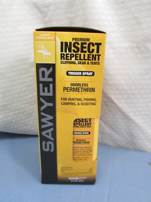 Sawyer Products Premium Permethrin Insect Repellent for Clothing, Gear  12 oz.