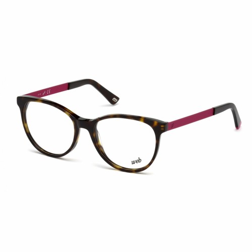 Montatura Occhiali da Vista Donna Web 5217 052 Havana Oval Ovale Fucsia |  eBay
