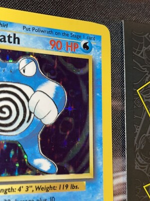 💦Poliwrath 13/102 Base Set Non Shadowless💦Pokémon Holo🔥PSA