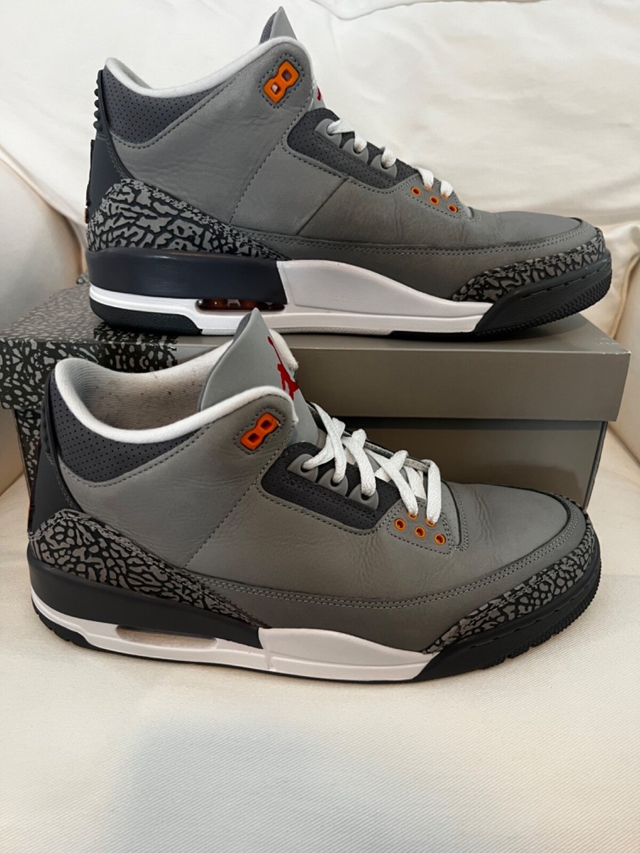 Size 12 - Jordan 3 Retro Mid Cool Grey | eBay