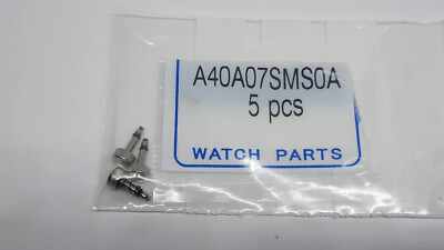 Genuine NOS Seiko A40A07SMS0A Steel Colored Push Button for 7T62-0CZ0