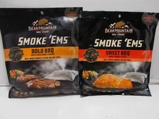 2 Bear Mountain Smoke ‘Ems Bold & Sweet BBQ Real Wood Smoke On Any Grill
