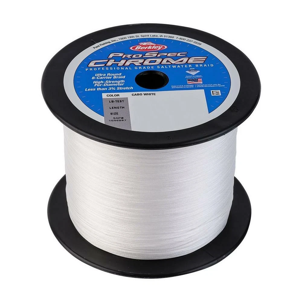 Berkley ProSpec Chrome Saltwater Braid 500 Yds. Fishing Line-White