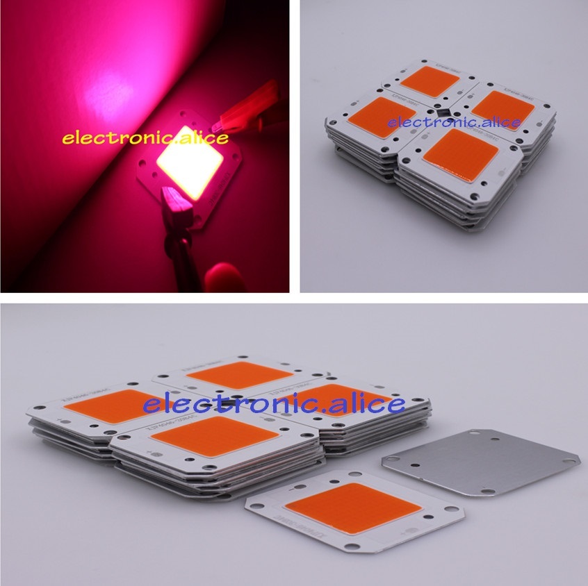 50W Full Spectrum 380-840NM LED COB chip DC12V Integrated Smart IC Driver