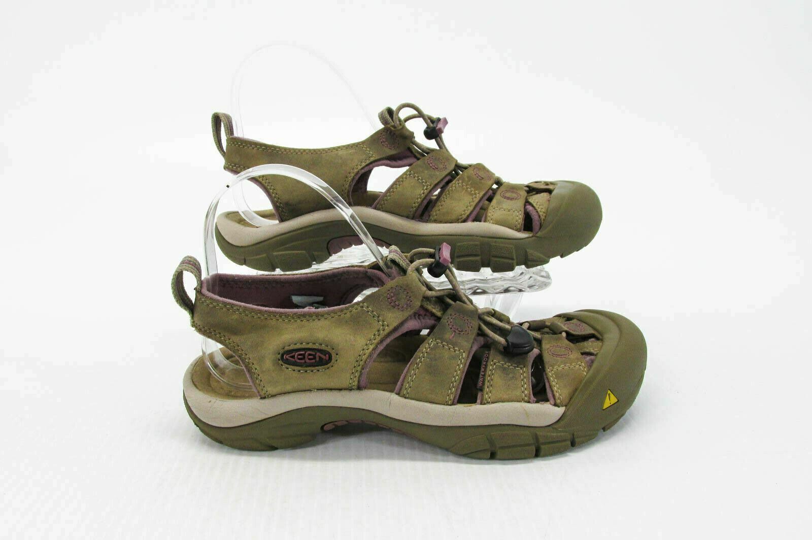 Scarpa donna Keen Newport taglia 8M marrone sandalo sportivo impermeabile usata qp