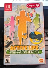 New Active Life Outdoor Challenge Nintendo Switch + 2 Leg Straps FREE SHIPS 🔥