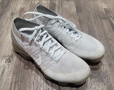 Nike Air Vapormax Flyknit Pure Platinum Sneakers AJ6910-100 Womens Size  US