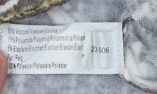 Passport Strickjacke Damen Mehrfarbig Blumen M - Bild 4 von 4