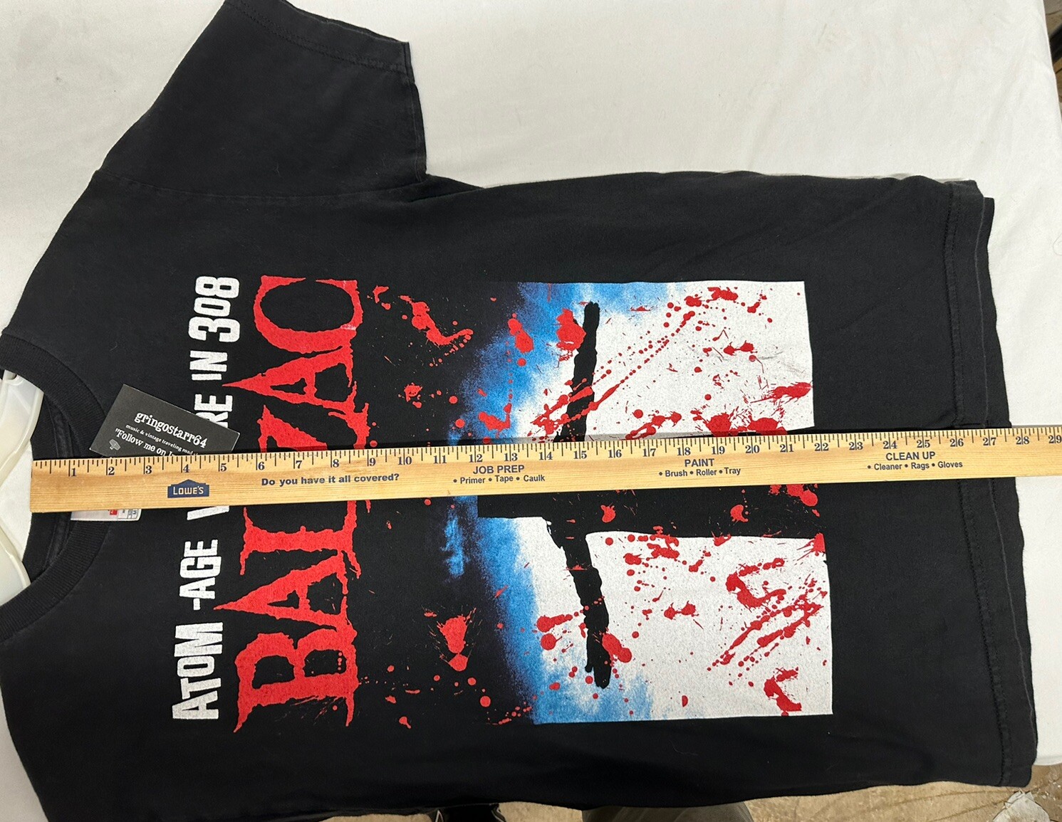 Vtg Balzac Atom Age Vampire Japanese Punk T shirt M image 7