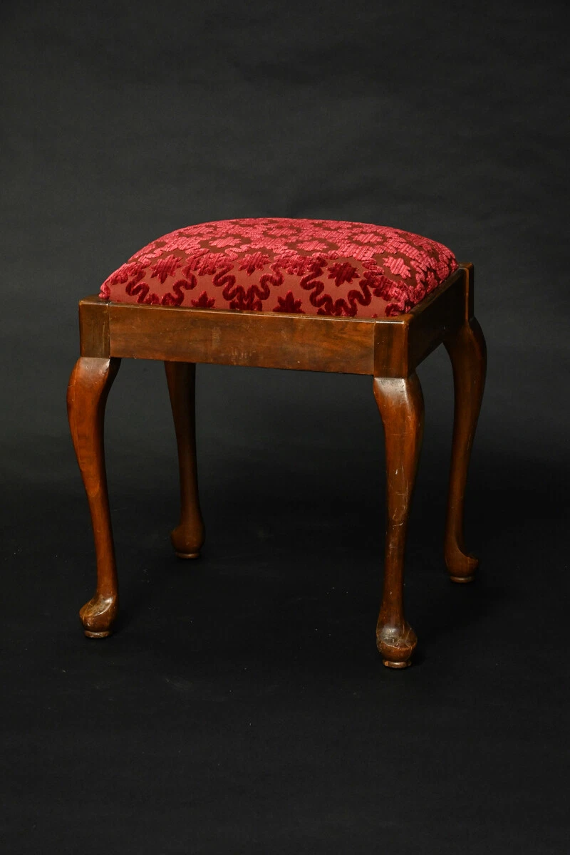 Upholstered Sewing Box Stool