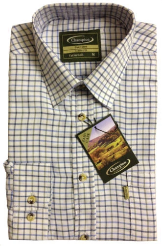 Men's Champion Tattersall Check Shirt Shooting,Hunting,Fishing Size M-7XL