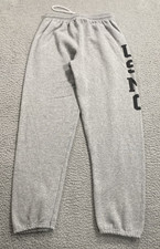 USMC Marines Sweatpants Mens Large Gray Joggers Pants Military