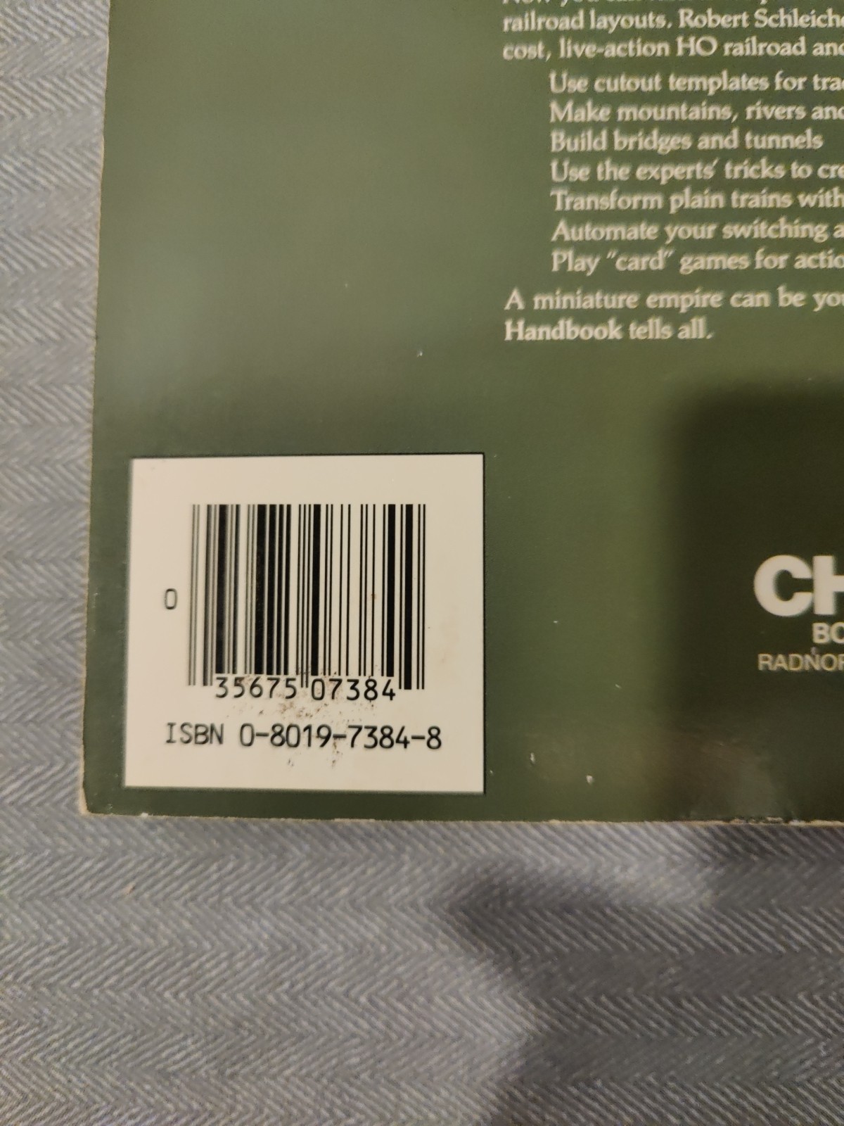 Vintage HO Model Railroading Handbook Softcover Book Robert Schleicher 1983