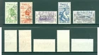 Greenland. Thule. 1935-36. Thule Region. Set. Cancel 10+15+30+25+45 Ore.