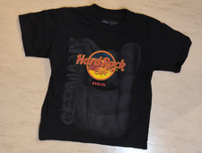 Hard Rock Cafe Berlin T-Shirt Gr. XS schwarz Kurzarm, mit Germany Print, Kinder