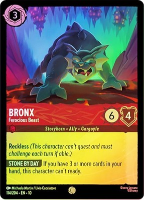 MTG COLD FOIL Bronx - Ferocious Beast  - Whispers in the Well #114