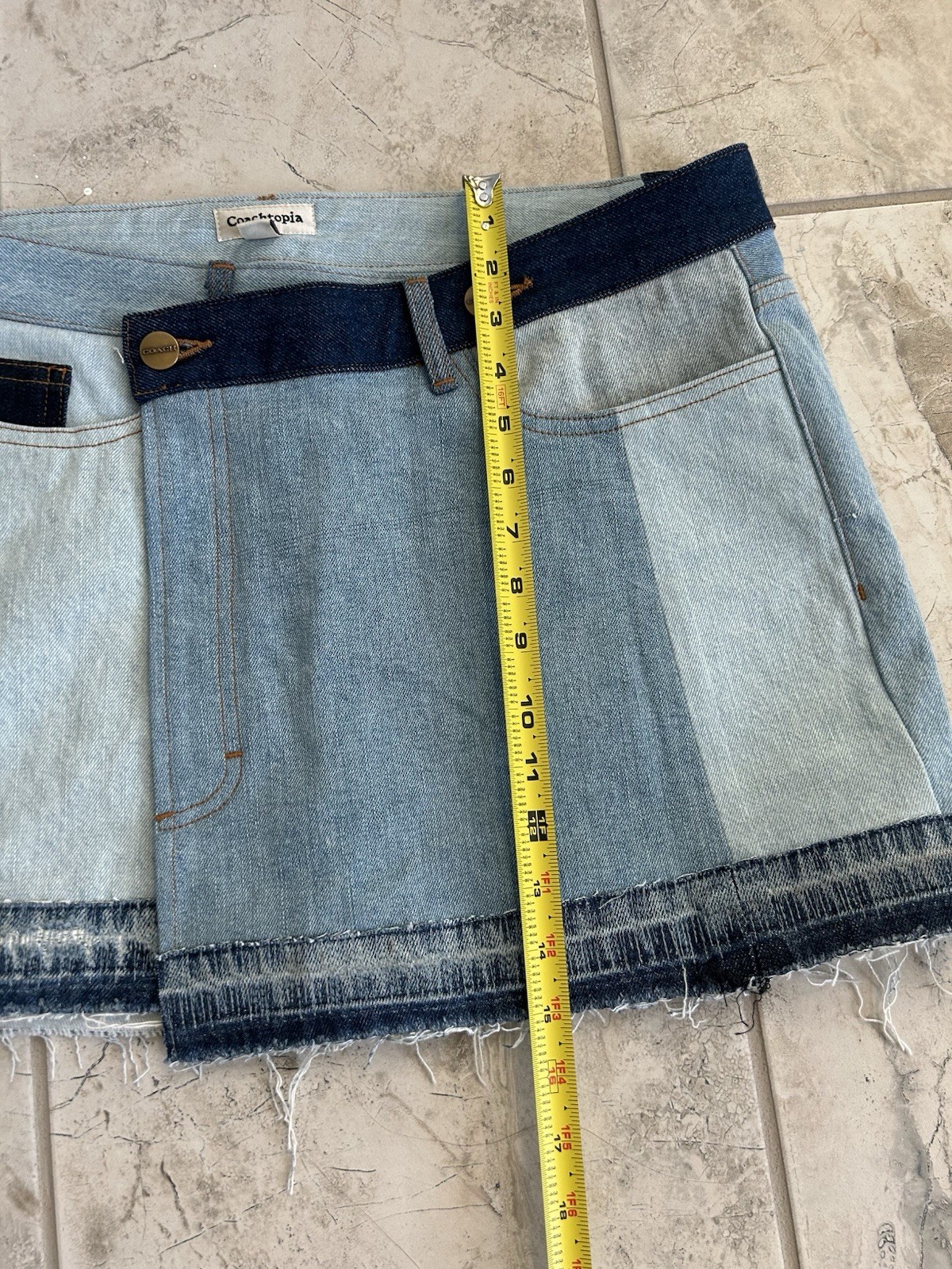 Coach Coachtopia Repurposed Patchwork Denim Mini … - image 12