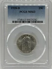1928-D Standing Liberty Quarter NGC MS63 Brilliant w/ Great Luster!