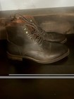 $170 Vince Camuto Men's Lannie Leather Jack Boot, Mocha, Sz 9 — photo 4