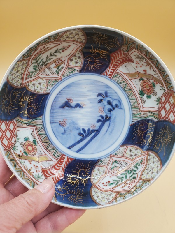 Antique Japanese Imari Porcelain Bowls (2)